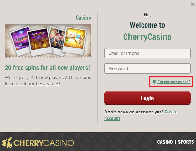 Cherry login 2